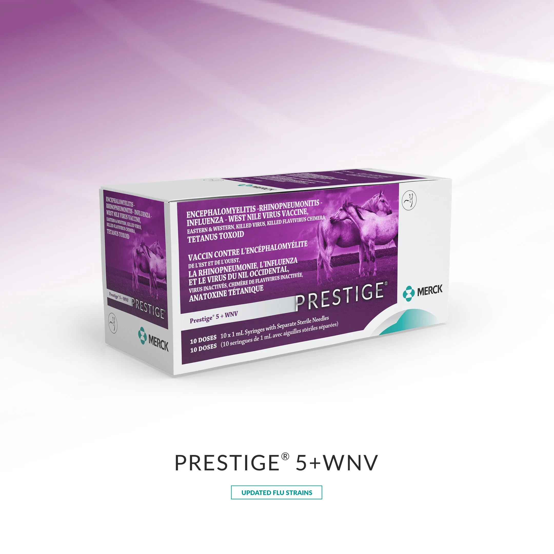 Prestige Merck Animal Health - 3D design and rendering, graphic design branding