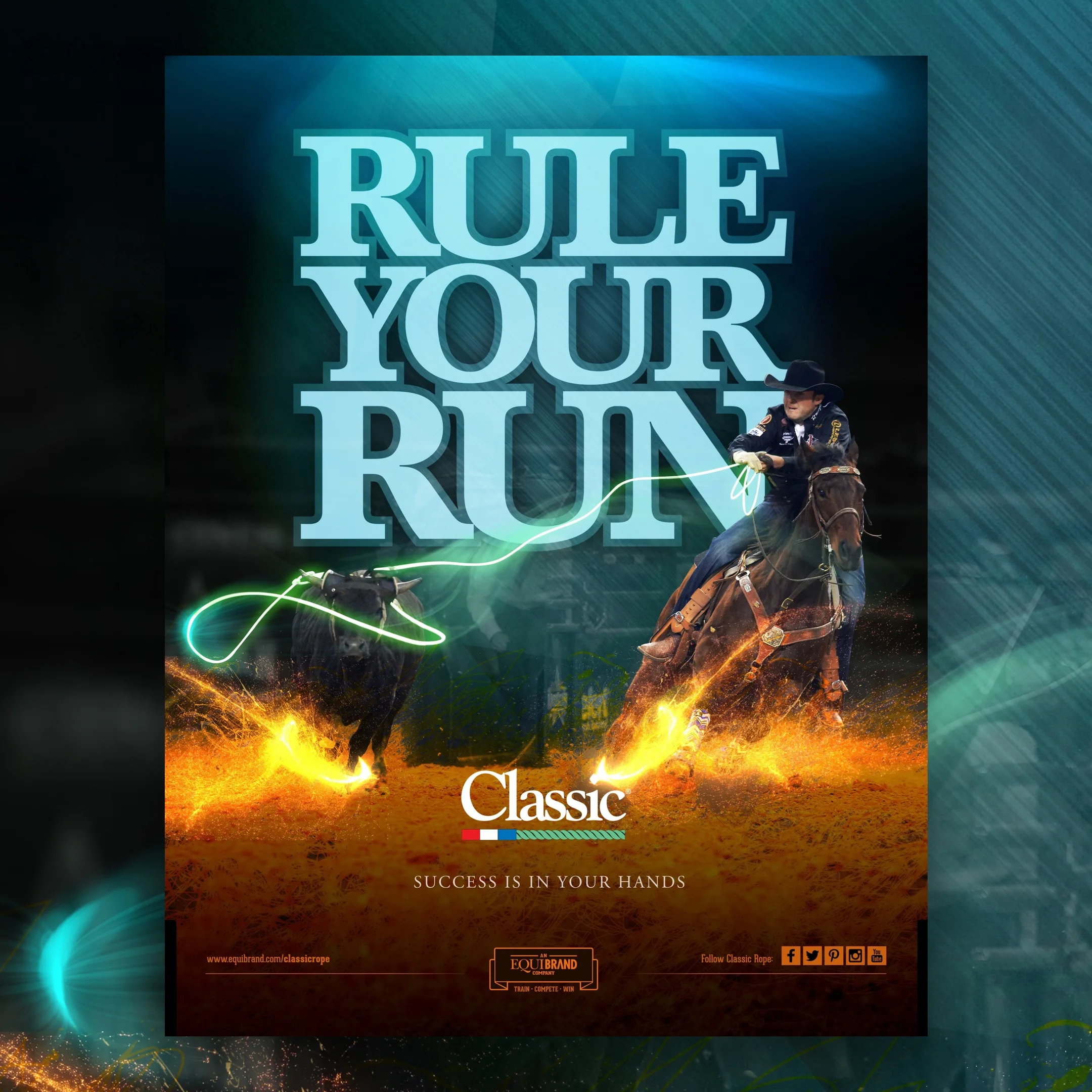 rule your run print ad