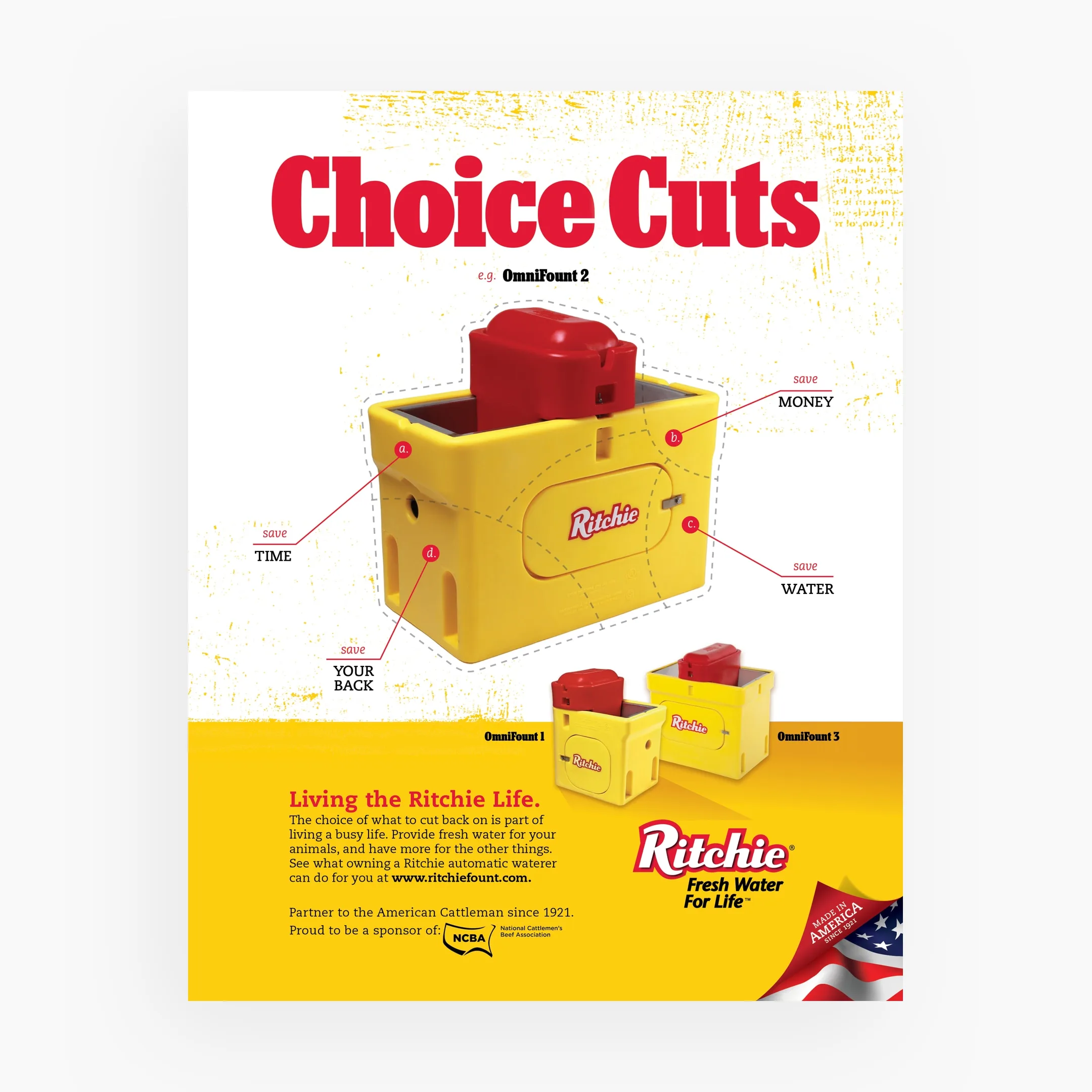 choice cuts ritchie print ad