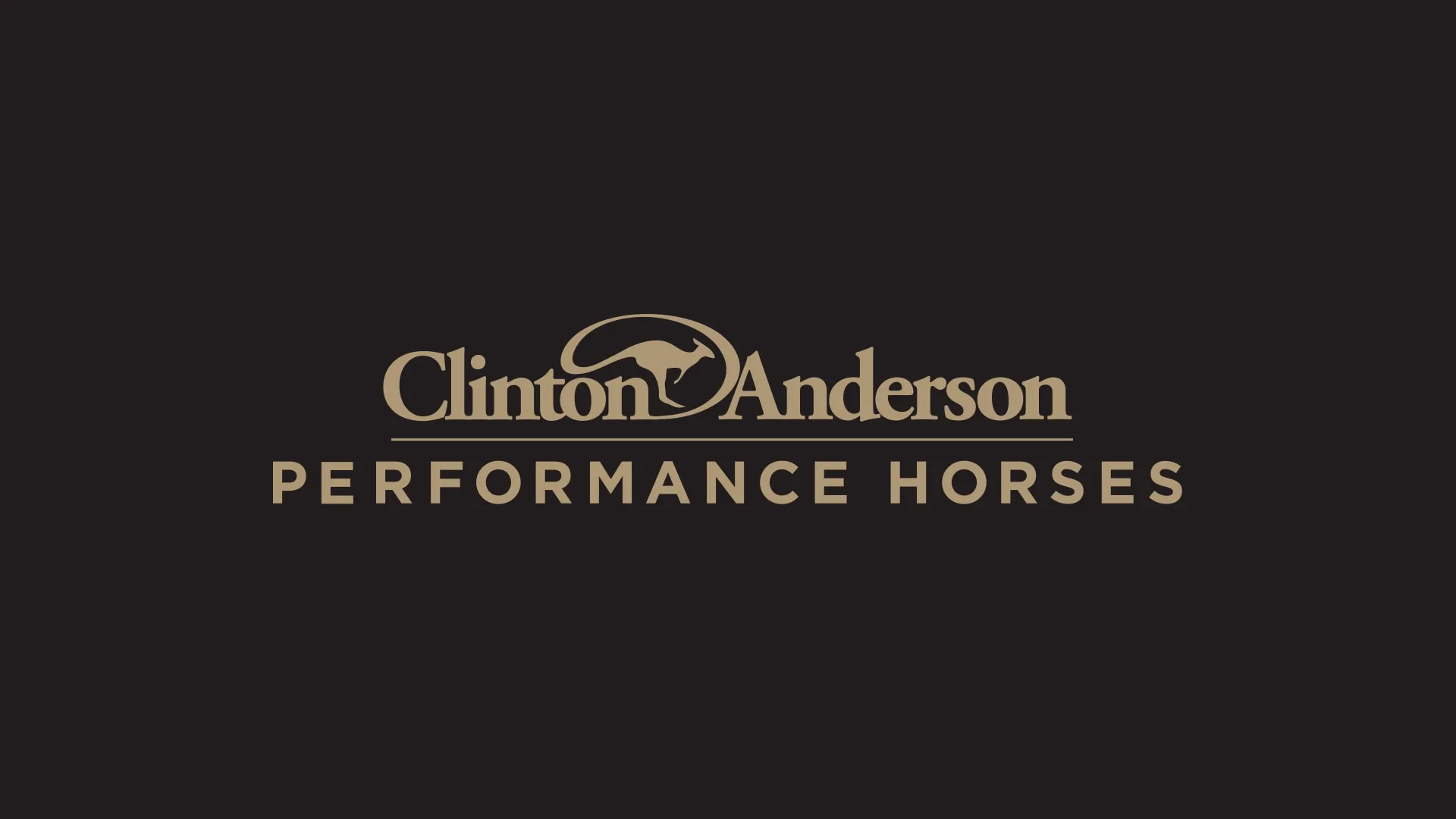 Clinton Anderson performance horses - logo design, branding