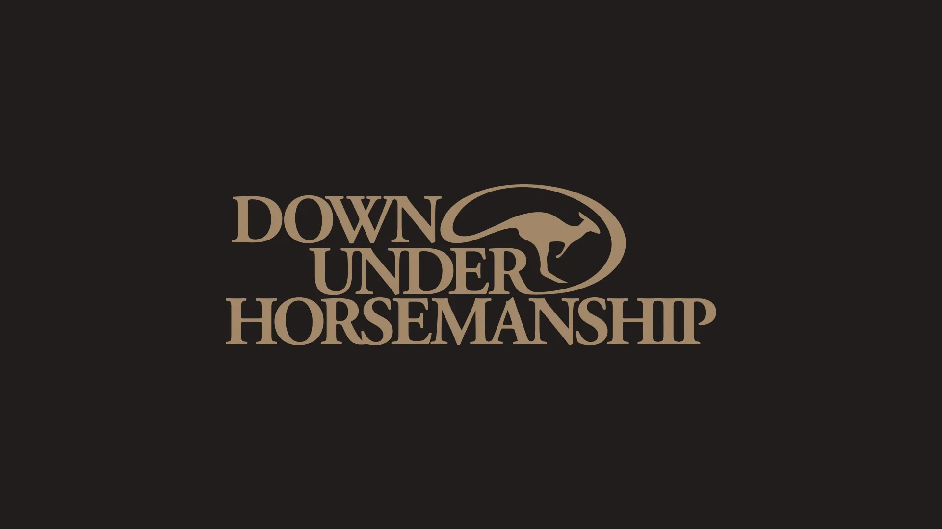Downunder Horsemanship logo design - branding