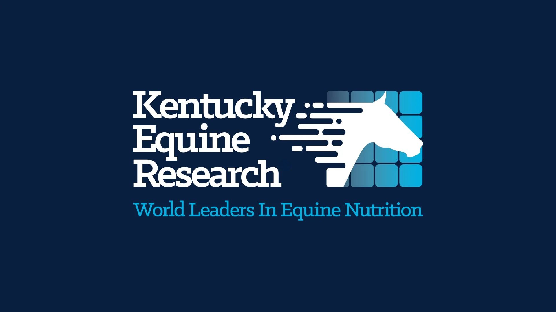 Kentucky Equine Research - KER - logo design Branding