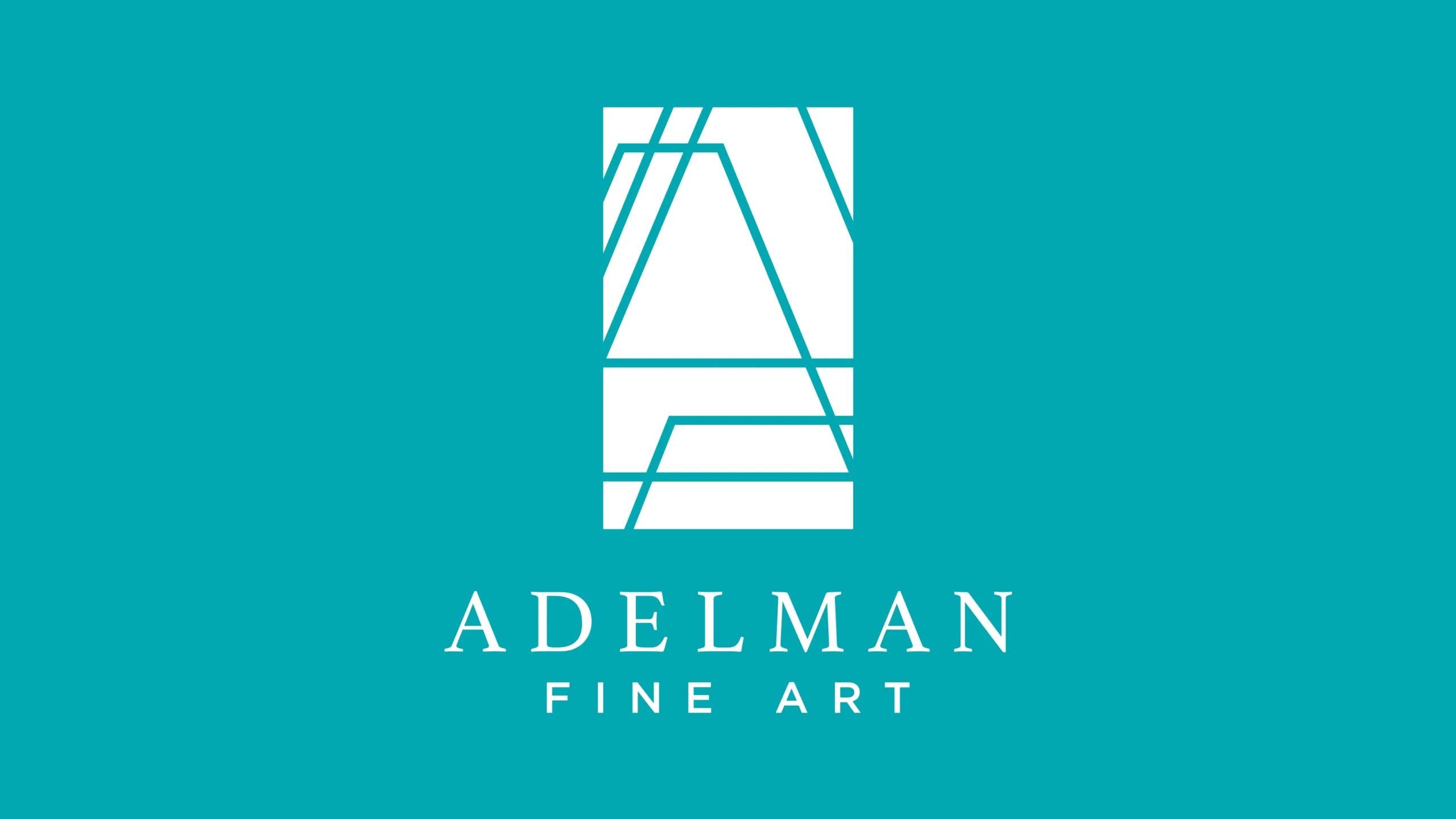 Adelman Fine Art - logo design, branding, print design, graphic design, signage