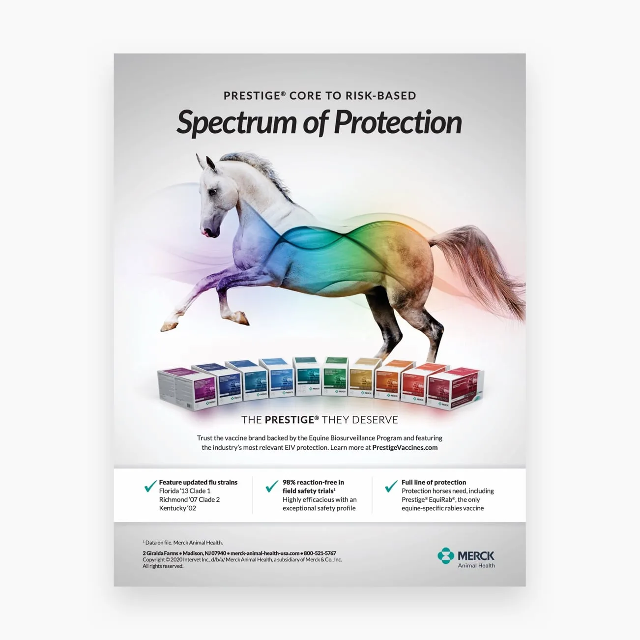Spectrum of protection print ad