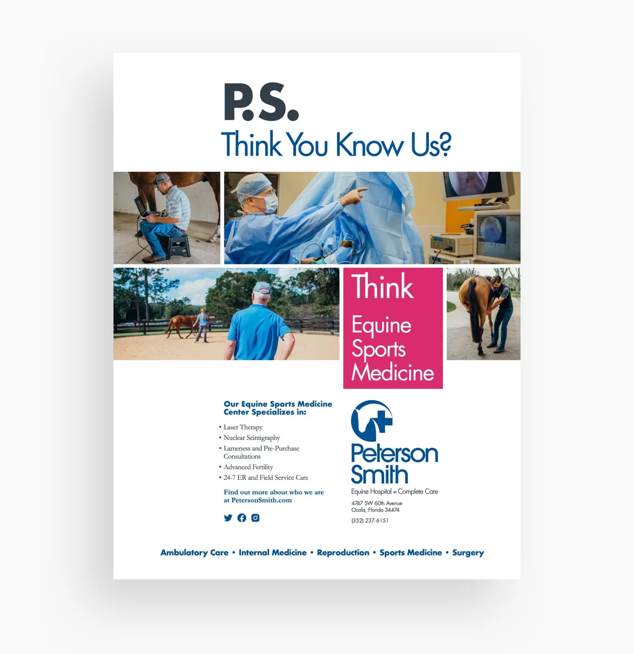 Peterson Smith print collateral